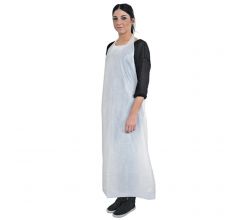 Einmal-Schürzen weiss