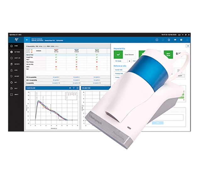 slide image Vitalograph Pneumotrac™ PC-Spirometer mit Spirotrac 6 Software